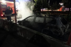Izgorio automobil u Trebinju