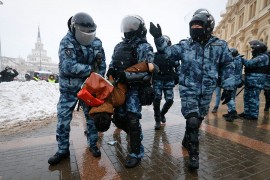 Održane demonstracije u Moskvi, privedeno 150 osoba