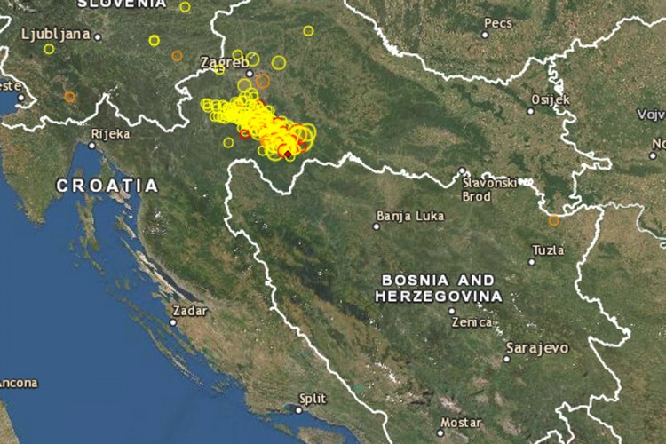 Novi zemljotres u okolini Petrinje