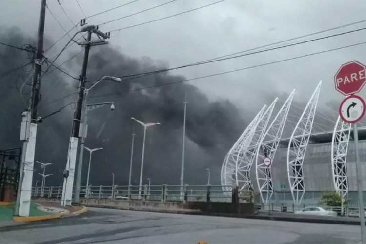 Zapalio se brazilski stadion