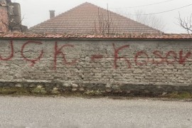 Grafit "UČK Kosovo" osvanuo u Goraždevcu