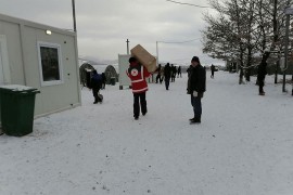 U kampu Lipa počela biometrijska identifikacija migranata
