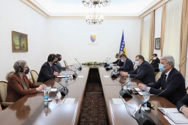 Članovi Predsjedništva BiH sa Nelsonom: Unaprijediti saradnju