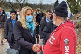 Cvijanović posjetila Majske Poljane i Glinu