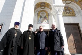 Borisov posjetio Hram Svetog Save: "Simbol ujedinjenja"