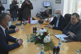 Počeo sastanak Dodika i Grujičića