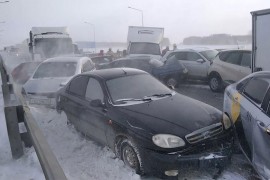 Sudar 39 automobila na ruskom auto-putu, deset povrijeđenih
