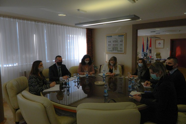 Lukač na sastanku sa šeficom IOM-a Laurom Lungaroti
