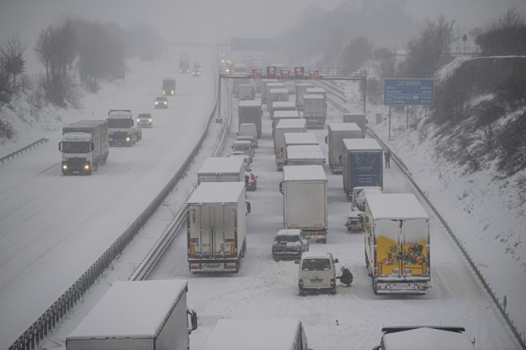 Zimsko nevrijeme napravilo haos na autoputu u Njemačkoj