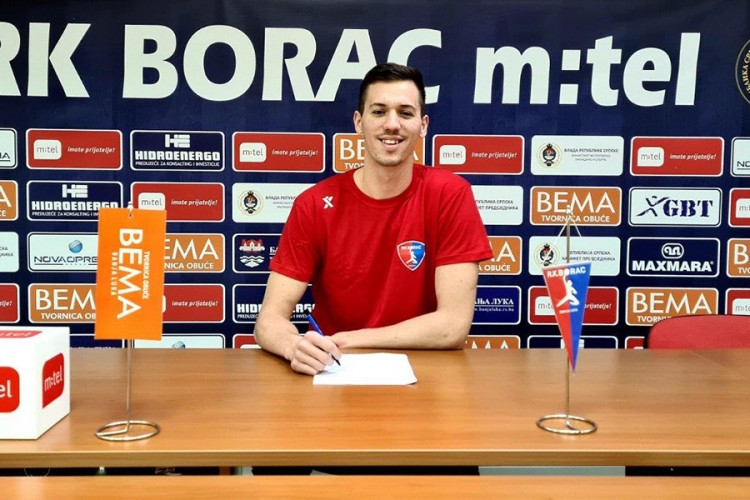 RK Borac m:tel angažovao dvometraša Nikolu Egića