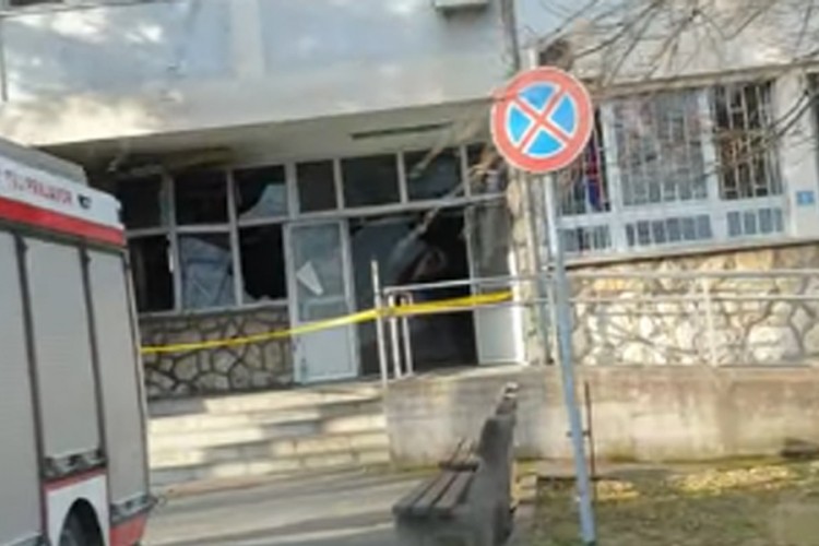 Požar u Osnovnom sudu u Prnjavoru