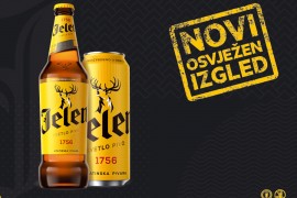 Novi osvježen izgled Jelen piva