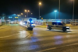 Kaciga na glavi i pancir: Pogledajte sprovođenje Eleza u Tužilaštvo