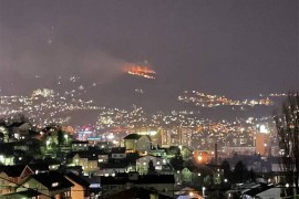 Požar na Trebeviću, vatrogasne ekipe na terenu