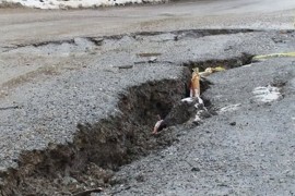 Klizište na putu Goražde - Čajniče