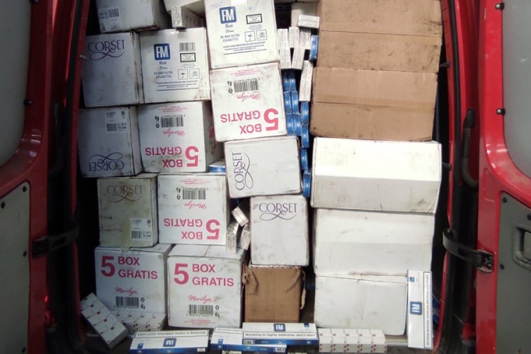 U Banjaluci zaplijenjene cigarete vrijedne oko pola miliona maraka