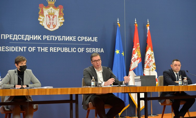 Na sjednici Savjeta o KiM, vakcinama, kriminalu, jačanju MUP i vojske