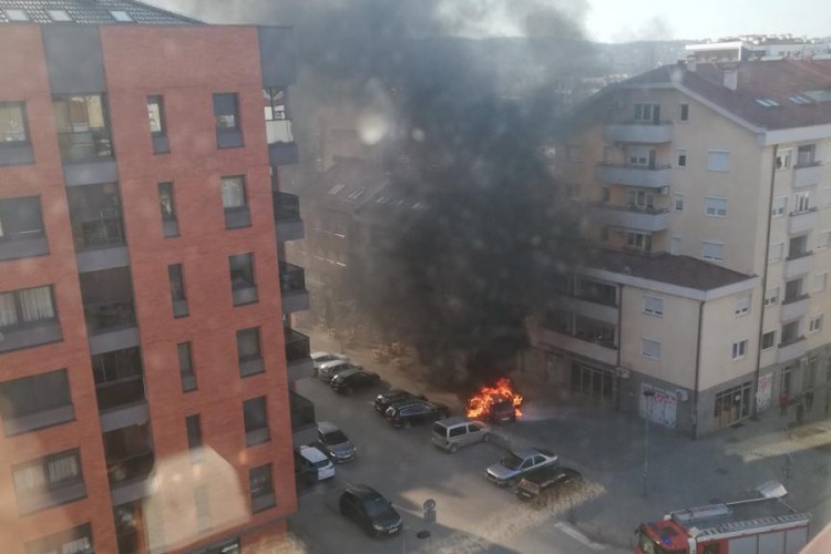 Gorio automobil u Banjaluci
