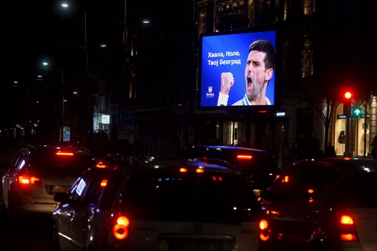 Beograd slavi Novaka Đokovića i njegov najveći uspjeh