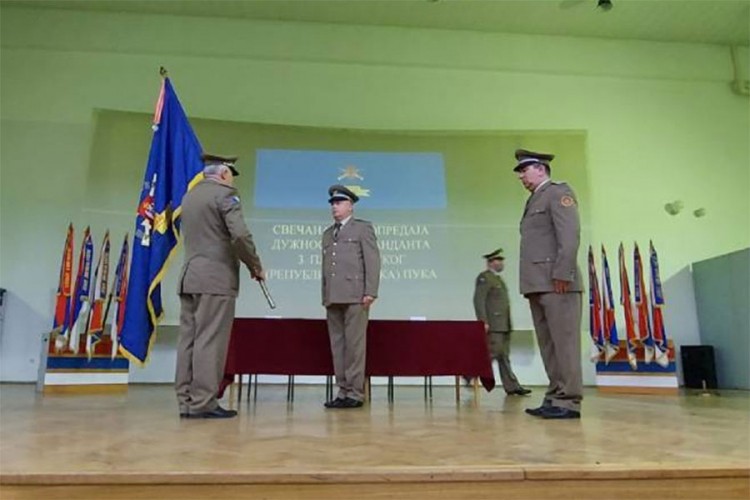 Krajšumović preuzeo dužnost komandanta Trećeg pješadijskog RS puka