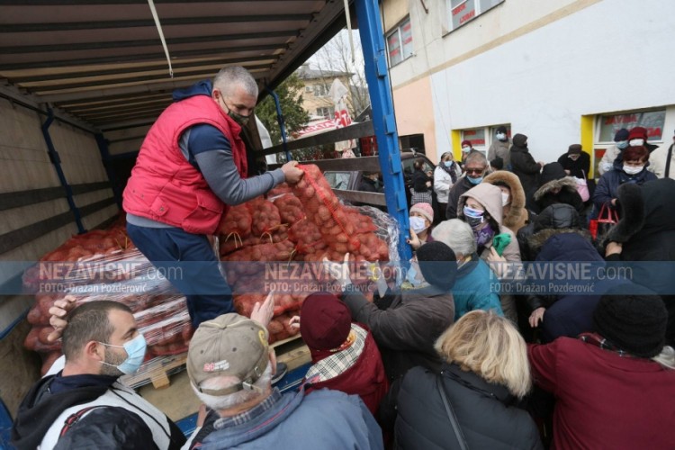 Jagma za krompirom u Banjaluci