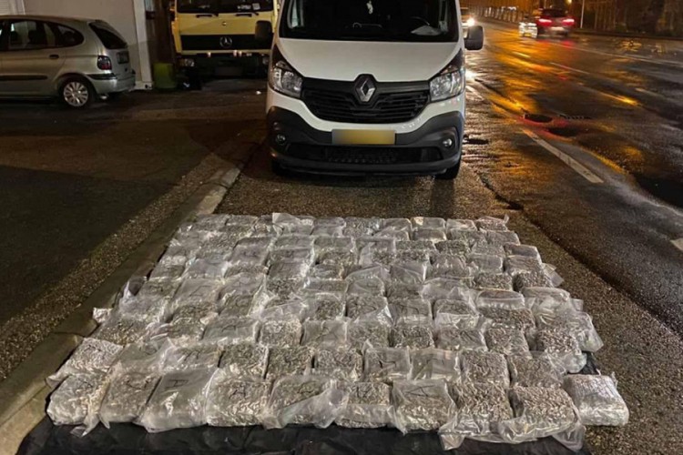 Hrvat uhapšen u Gradišci zbog šverca 109 kilograma skanka priznao krivicu