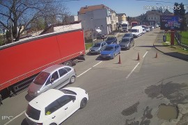Gužve u Gradišci na izlazu iz BiH