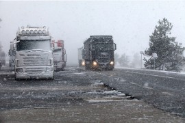 Odsječen auto-put Zagreb-Split zbog snježne bure