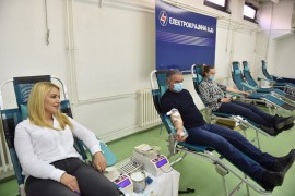 Krv darovalo 65 radnika "Elektrokrajine" Banjaluka