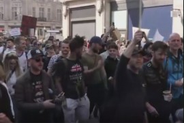 Masovni protest protiv zatvaranja u Londonu