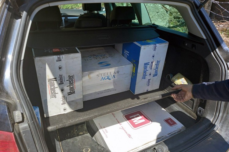 Na području Zvornika zaplijenjene cigarete vrijedne 28.000 KM