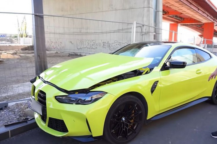 Youtuber u centru Beograda razbio BMW vrijedan 120.000 evra