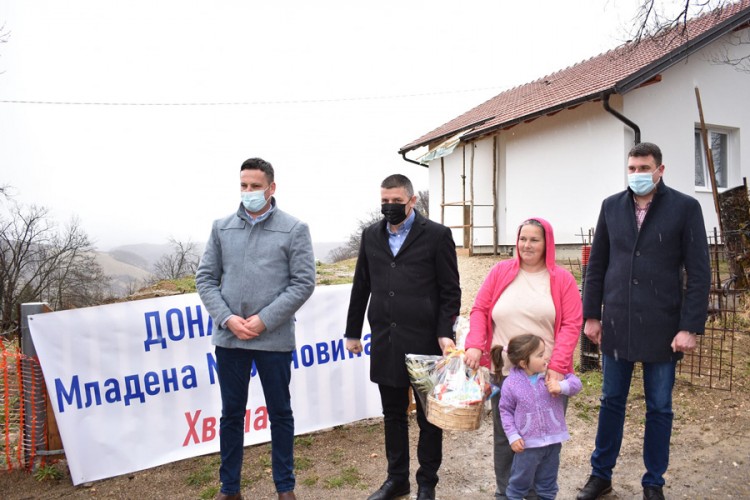 Mladen Milanović izgradio kuću porodici Mladenović-Zeljković