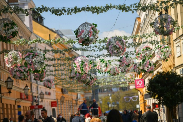 Gospodska ulica okićena za Dan grada