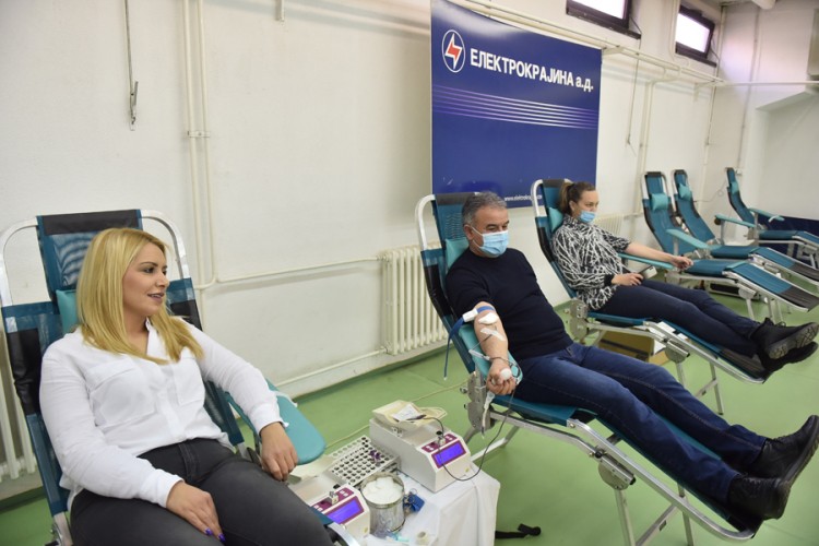 Krv darovalo 65 radnika "Elektrokrajine" Banjaluka