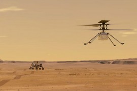 NASA objavila audio-snimak leta mini-helikoptera na Marsu