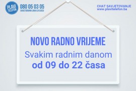"Plavi telefon" zbog duplo više poziva radi pet sati duže