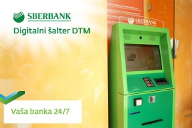 Digitalni šalter u Samouslužnim zonama Sberbank a.d. Banja Luka