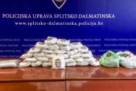 Zaplijenjena najveća količina narkotika do sada u Hrvatskoj