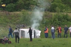 Poginuo vozač na trci šampionata Srbije (Novi snimak)
