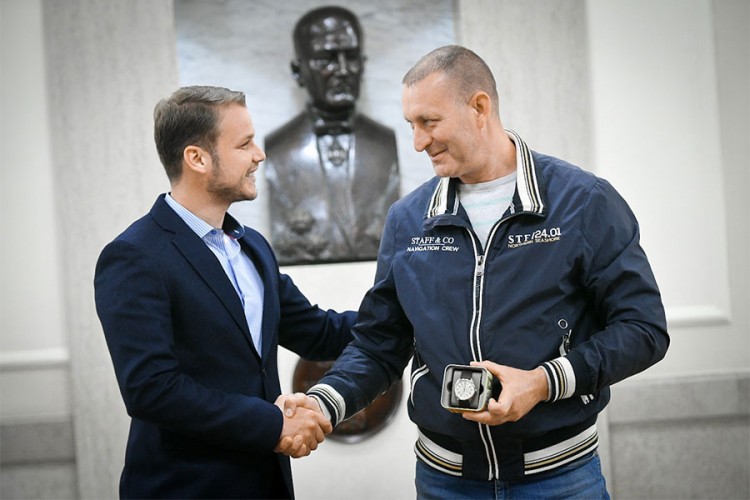 Đorđe Kuštrinović nagrađen zato što je spasio život sugrađanki