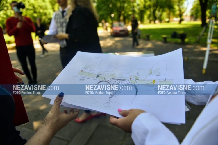 Počela izgradnja replike fontane iz parka "Petar Kočić"