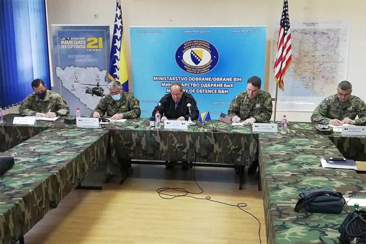 Podžić: "Brzi odgovor 21" nije NATO vježba, već vježba OS BiH sa SAD