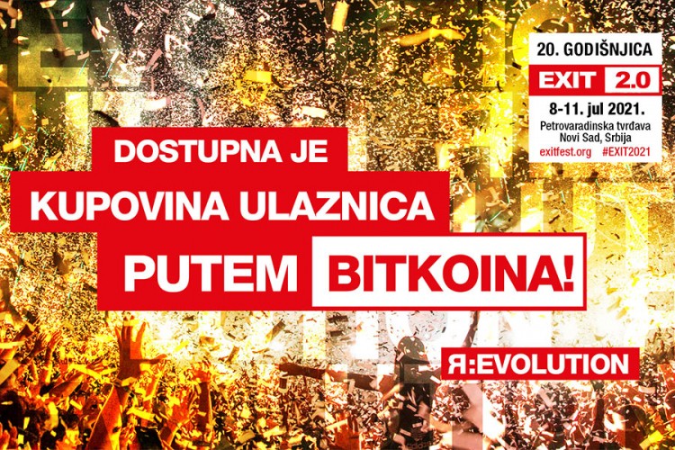 EXIT prvi veliki festival koji je omogućio plaćanje Bitkoinom