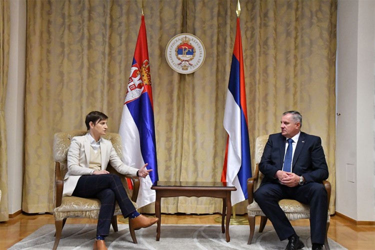 Višković i Brnabićeva razgovarali o realizaciji zajedničkih projekata