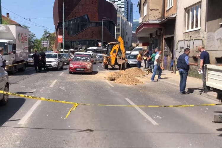 U centru Sarajeva nisu eksplodirale cijevi za gas