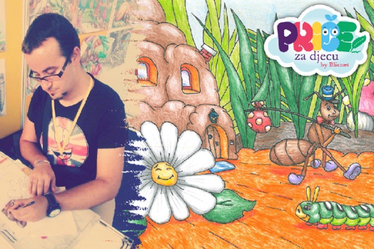 Upoznajte Bojana Nikolića, ilustratora "Blicnet - Priče za djecu"
