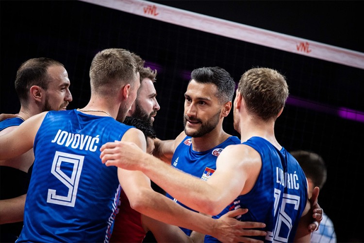Odbojkaši Srbije pobijedili Sloveniju na startu Lige nacija
