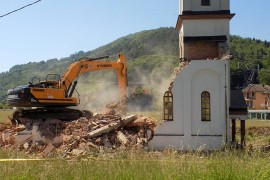"Izmještanje crkve u Konjević Polju biće završeno danas"