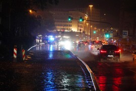 Nevrijeme i poplave u Njemačkoj, voda oko željezničke stanice u ...